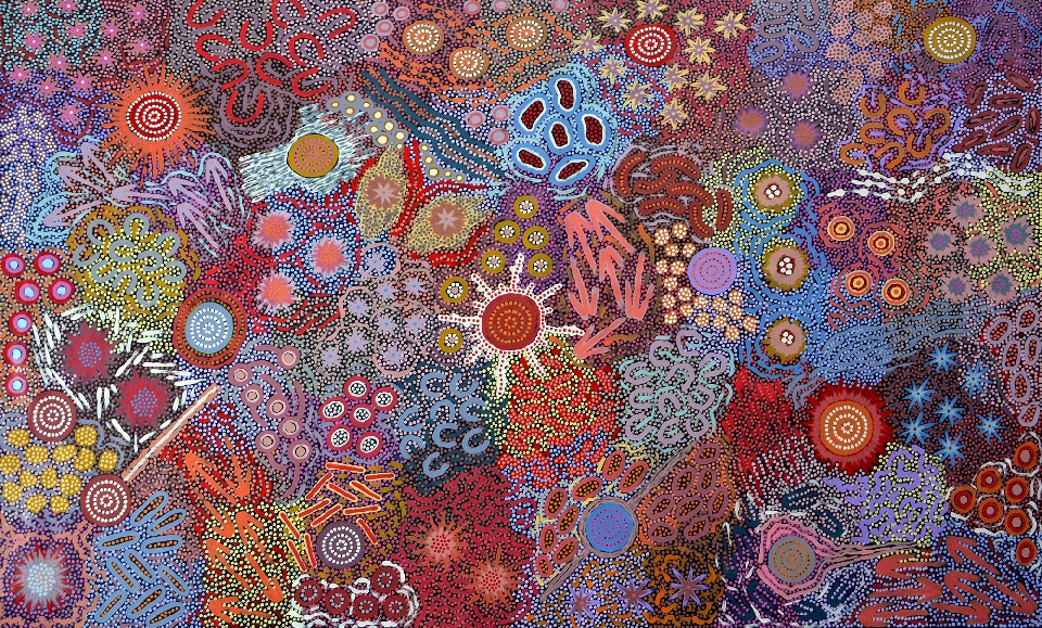 Grandmother's Country - MEPU18060 by Michelle Possum Nungurrayi