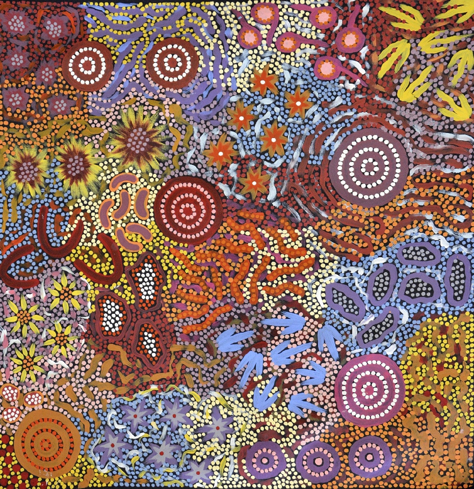 Grandmother's Country - MEPU18537 by Michelle Possum Nungurrayi