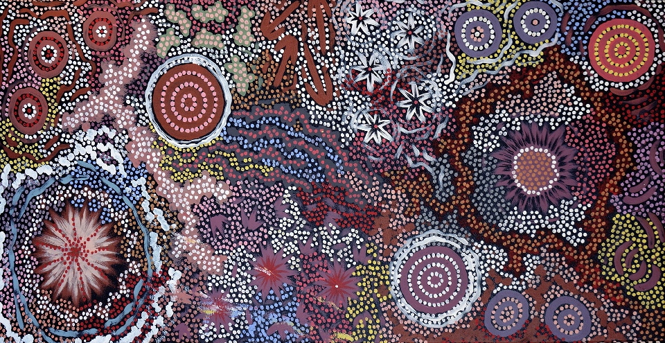 Grandmother's Country - MEPU18420 by Michelle Possum Nungurrayi