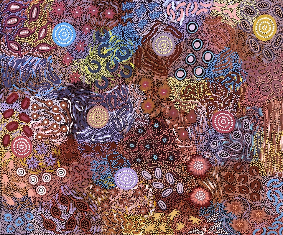 Grandmother's Country - MEPU211964 by Michelle Possum Nungurrayi