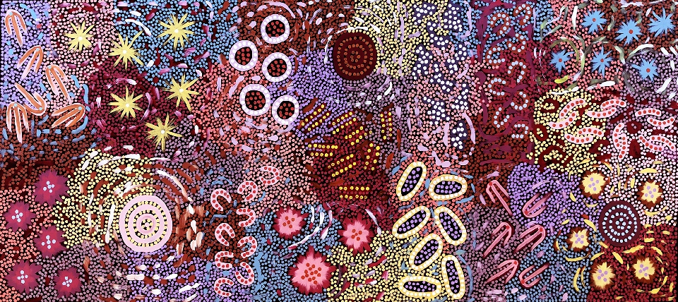 Grandmother's Country - MEPU211966 by Michelle Possum Nungurrayi