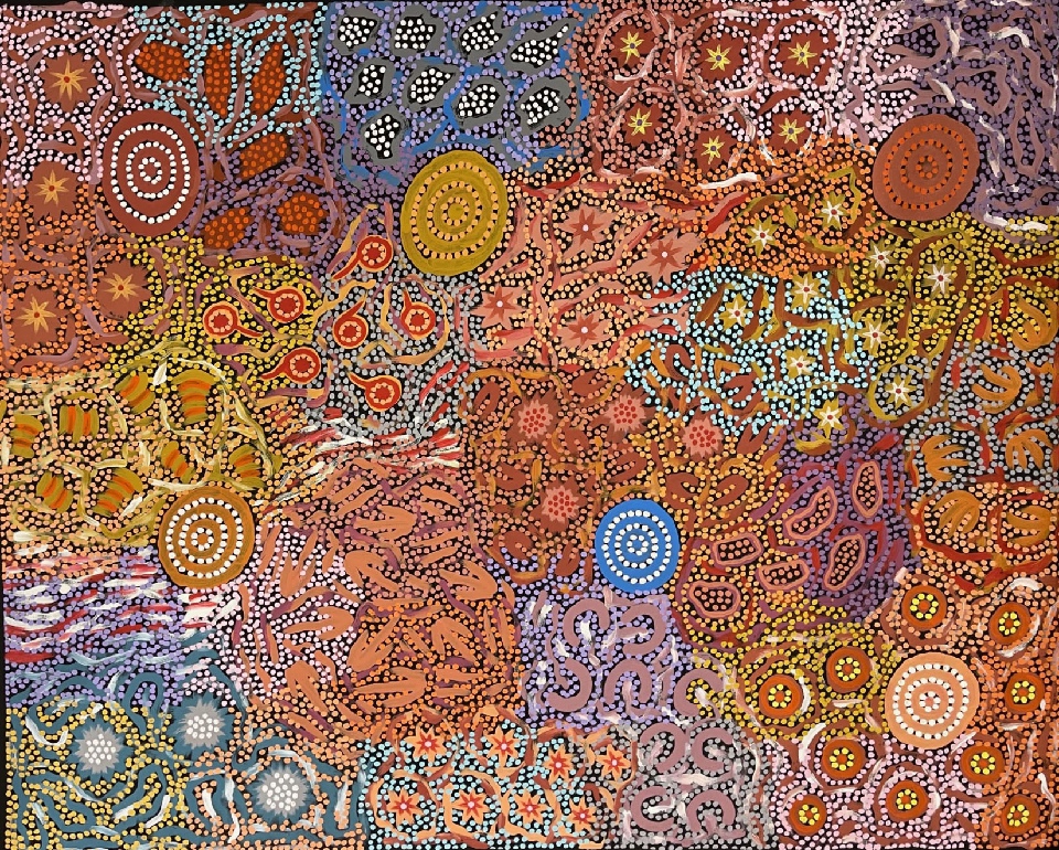 Grandmother's Country - MEPU212177 by Michelle Possum Nungurrayi