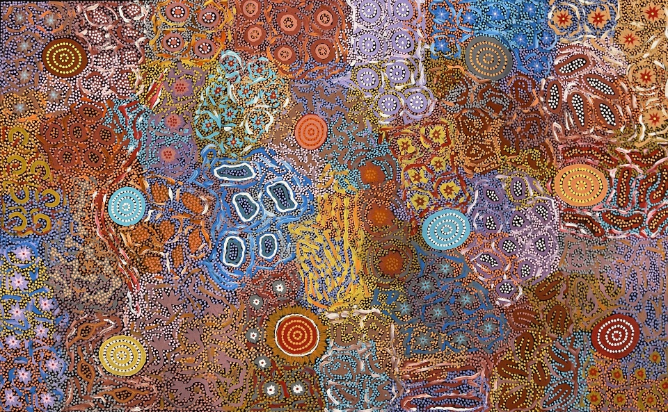 Grandmother's Country - MEPU212179 by Michelle Possum Nungurrayi