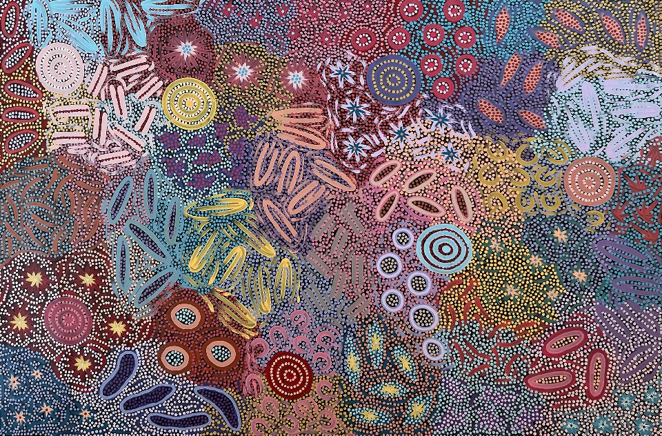 Grandmother's Country - MEPU223238 by Michelle Possum Nungurrayi
