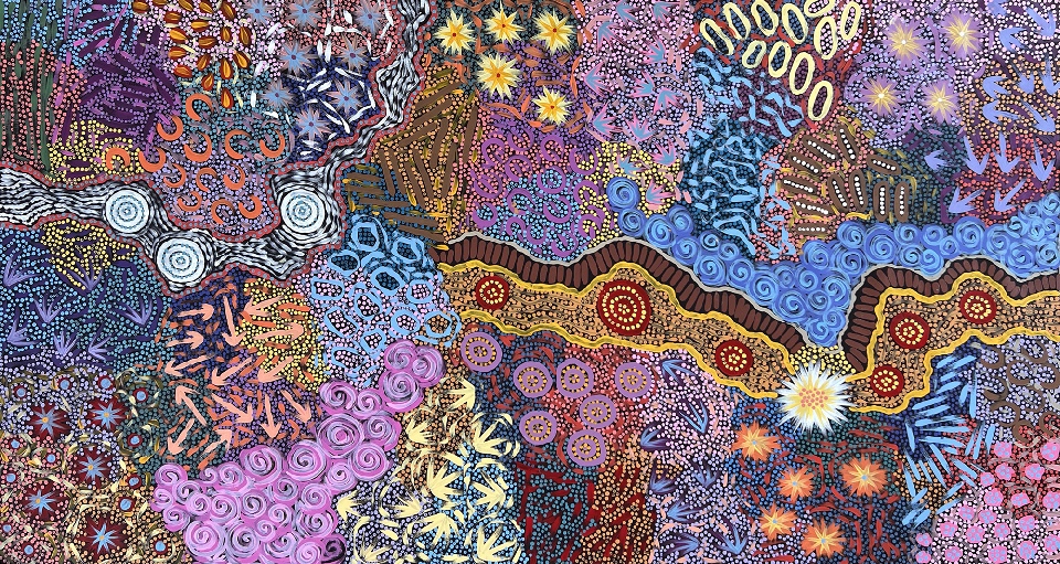 Grandmother's Country - MEPU223961 by Michelle Possum Nungurrayi