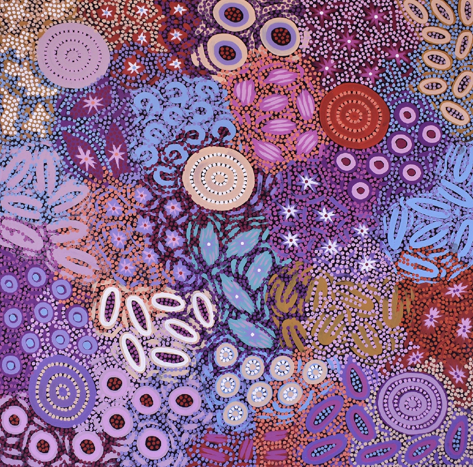Grandmother's Country - MEPU2233345 by Michelle Possum Nungurrayi