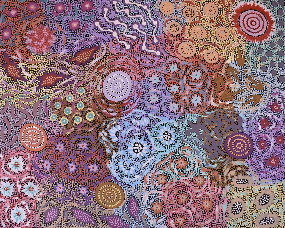 Grandmother's Country - MEPU2233347 by Michelle Possum Nungurrayi