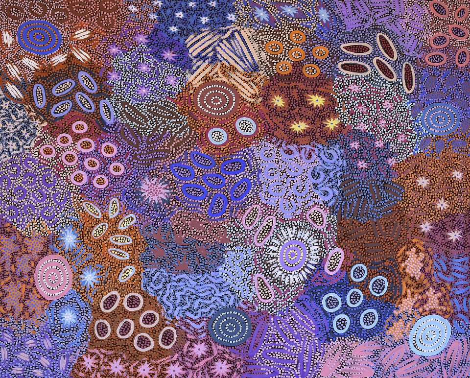 Grandmother's Country - MEPU2233314 by Michelle Possum Nungurrayi