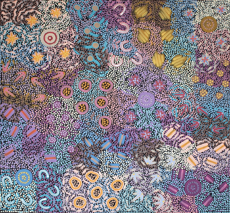 Grandmother's Country - MEPU23036 by Michelle Possum Nungurrayi