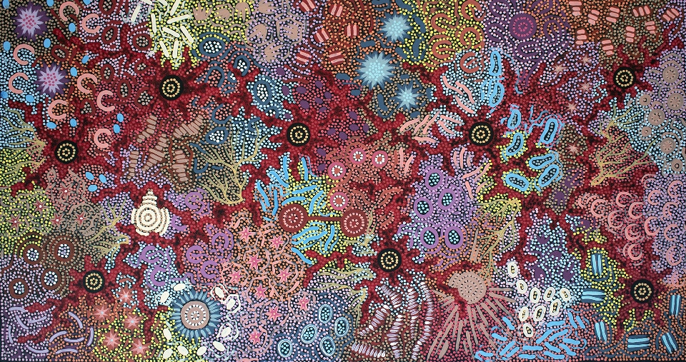 Grandmother's Country - MEPU23102 by Michelle Possum Nungurrayi