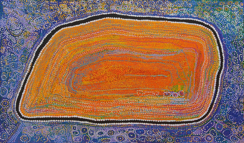 Untitled - 13942MN by Mitjili Napanangka Gibson
