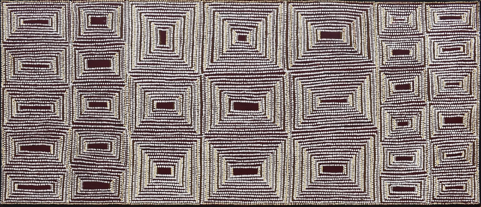 Mina Mina Jukurrpa (Mina Mina Dreaming) - PJWWU1271/17ny by Patrick Japangardi Williams