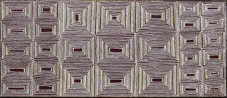 Mina Mina Jukurrpa (Mina Mina Dreaming) - PJWWU1271/17ny by Patrick Japangardi Williams