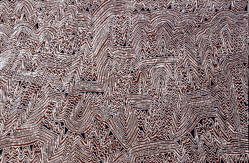 Lukarrara Jukurrpa (Desert Fringe-rush Seed Dreaming) - PGAWU815/22ny