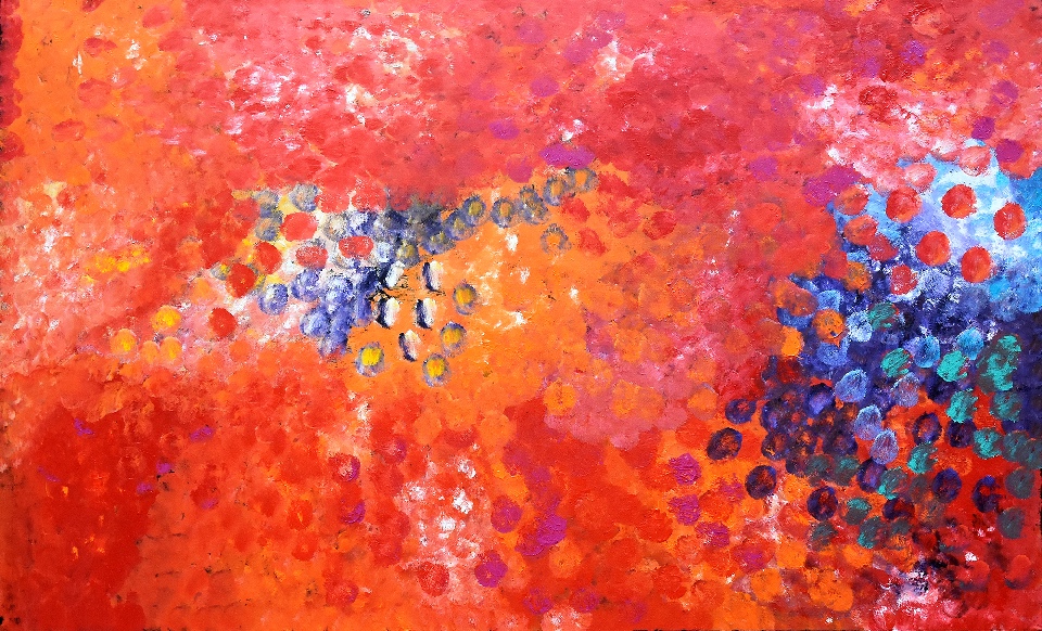 Bush Plum - Collaborative - PNGG0099 by Polly Ngale