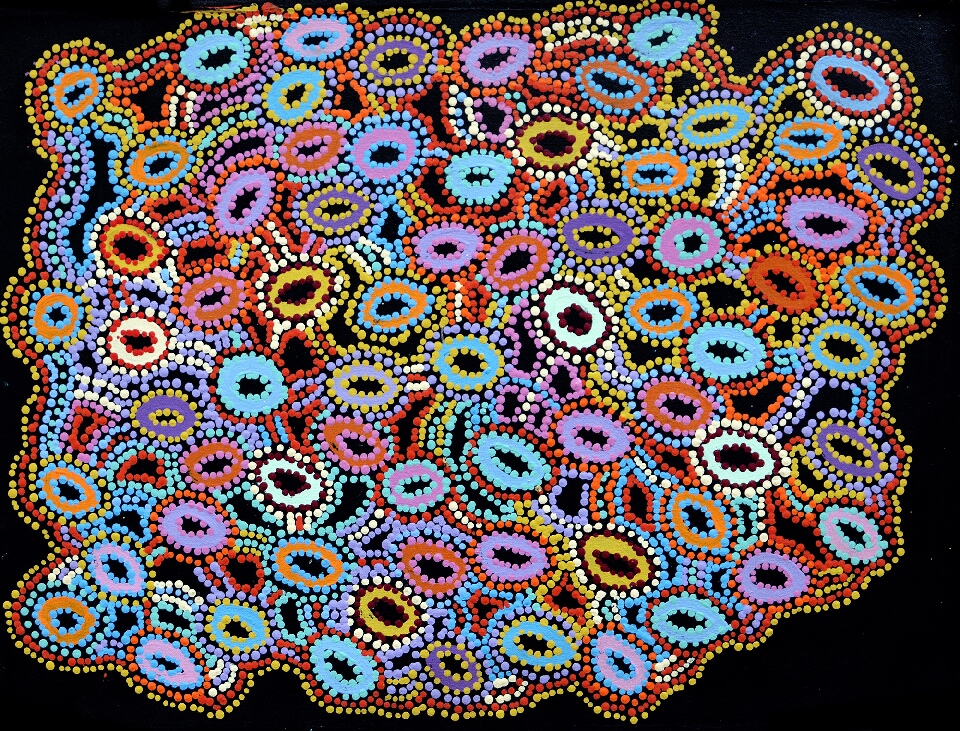 Ngapa  Jukurrpa (Water Dreaming) - Puyurru - PNRWU201/19ny