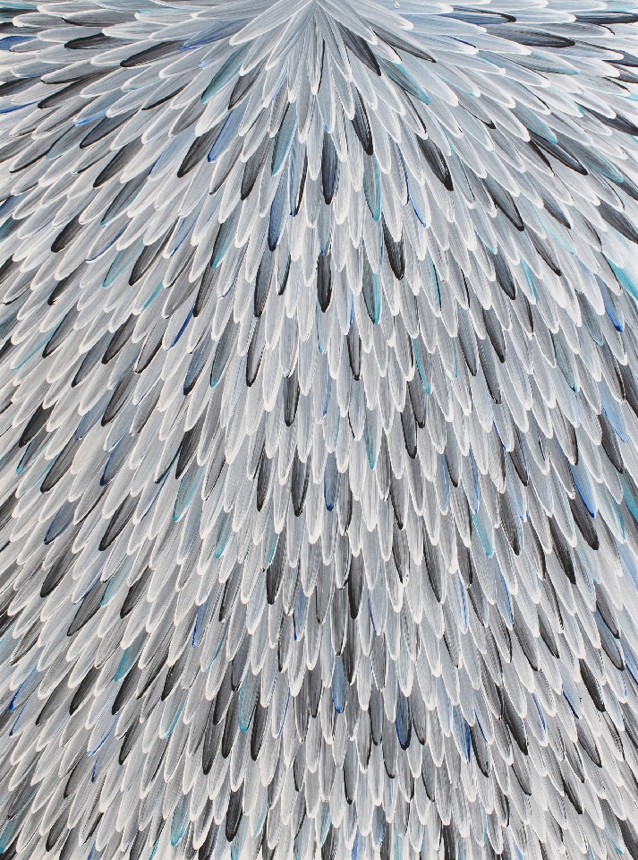 Emu Feathers - RWJG0101 by Raymond Walters Penangke
