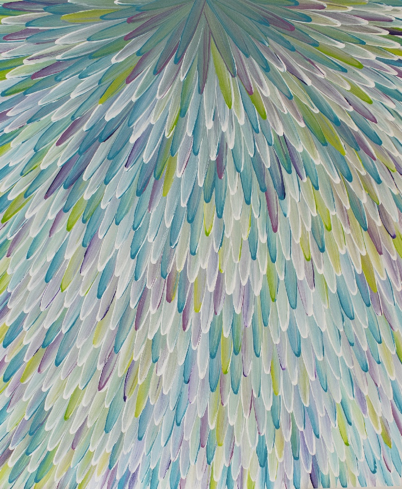 Emu Feathers - RWJG0117 by Raymond Walters Penangke