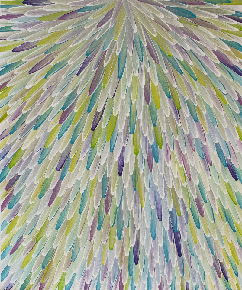 Emu Feathers - RWJG0118 by Raymond Walters Penangke