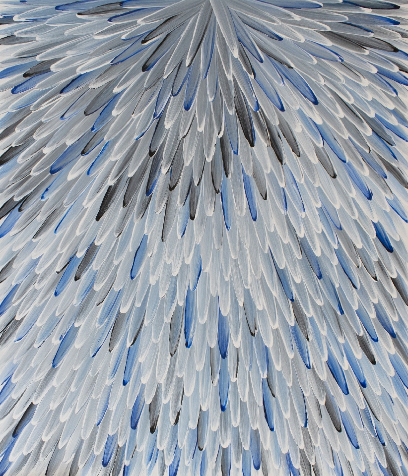 Emu Feathers - RWJG0121 by Raymond Walters Penangke
