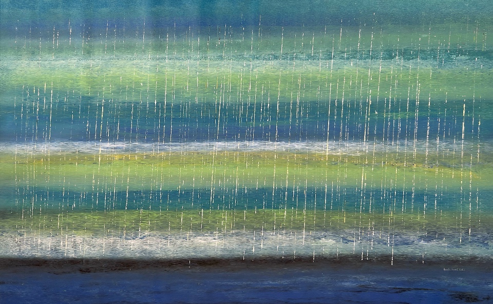 Waterfall Stinging Rain - RNALR22-64 by Rosella Namok