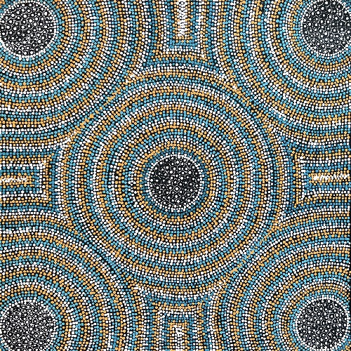 Ngapa Jukurrpa (Water Dreaming) - Pirlinyarnu - RNHWU8658/22