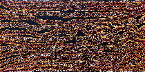 Ngapa Jukurrpa (Water Dreaming) - Pirlinyarnu - SNRWU1809/17