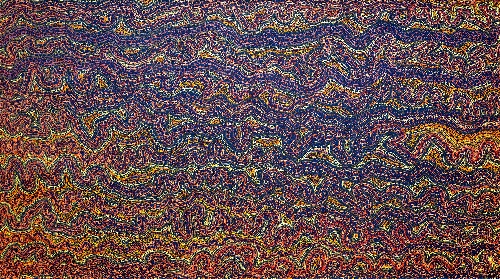 Ngapa Jukurrpa (Water Dreaming) - Pirlinyarnu - SNRWU1892/17