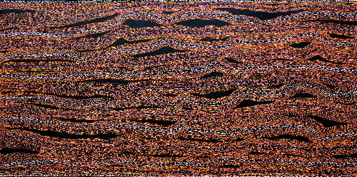 Ngapa Jukurrpa (Water Dreaming) - Pirlinyarnu - SNRWU3737/17