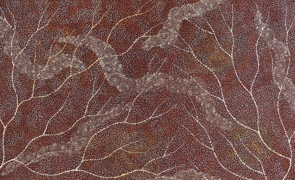 Ancestors - Dry Season Lake Eyre - SKIG0888 by Sarrita King