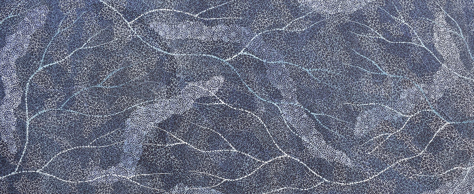 Ancestors - First Rain Lake Eyre - SKIG0825 by Sarrita King