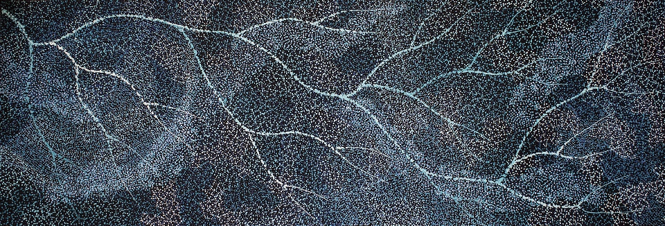 Ancestors - First Rain Lake Eyre - SKIG0836 by Sarrita King