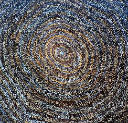 Ngapa Jukurrpa (Water Dreaming) - Puyurru - SLEWU5626/17