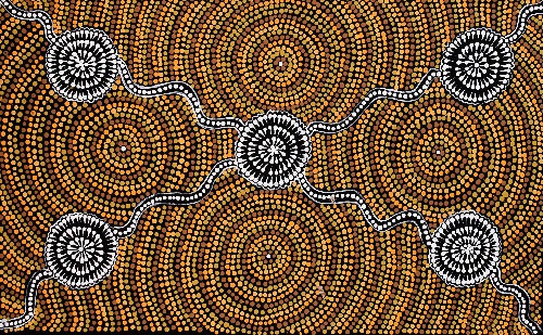 Wanakiji Jukurrpa (Bush Tomato Dreaming) - SNTWU1903/23