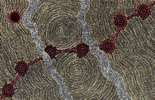 Napaljarri-warnu Jukurrpa (Seven Sisters Dreaming) - SHWWU6451/23