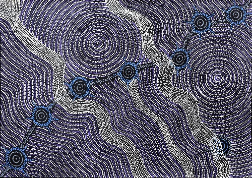 Napaljarri-warnu Jukurrpa (Seven Sisters Dreaming) - SHWWU6661/23