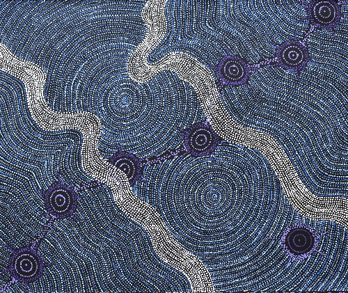 Napaljarri-warnu Jukurrpa (Seven Sisters Dreaming) - SHWWU6845/23