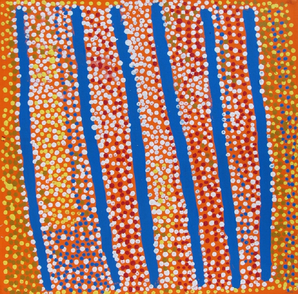 Ngapa Jukurrpa (Water Dreaming) - Puyurru - SJRWU258/07 by Shorty Jangala Robertson