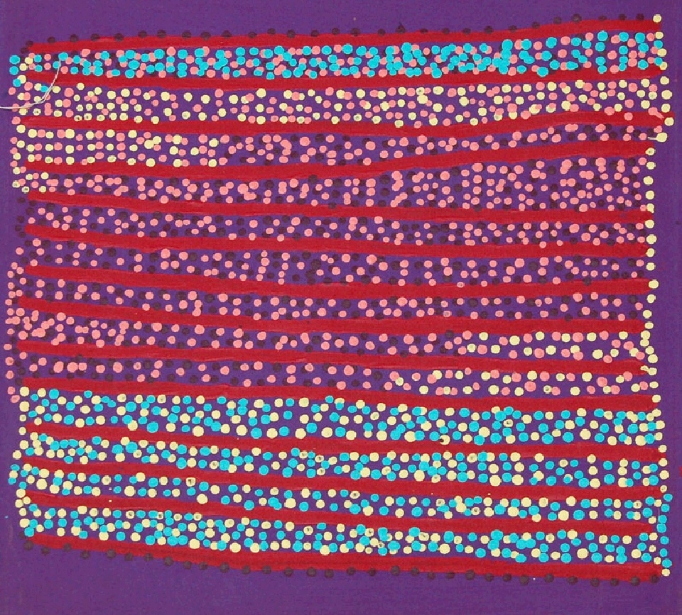 Ngapa Jukurrpa (Water Dreaming) - Puyurru - SJRWU2126/09 by Shorty Jangala Robertson