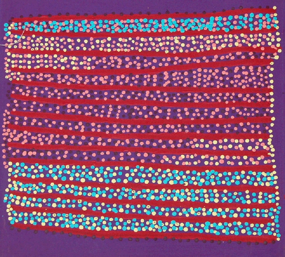 Ngapa Jukurrpa (Water Dreaming) - Puyurru - SJRWU2126/09 by Shorty Jangala Robertson