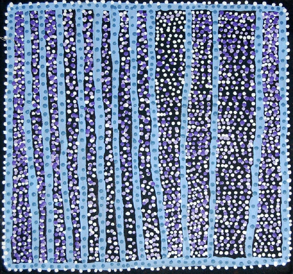 Ngapa Jukurrpa (Water Dreaming) - Puyurru - SJRWU3137/10 by Shorty Jangala Robertson