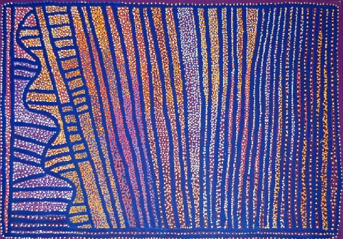 Ngapa Jukurrpa (Water Dreaming) - Puyurru - SJRWU2992/09