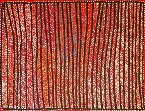 Ngapa Jukurrpa (Water Dreaming) - Puyurru - SJRWU3049/09