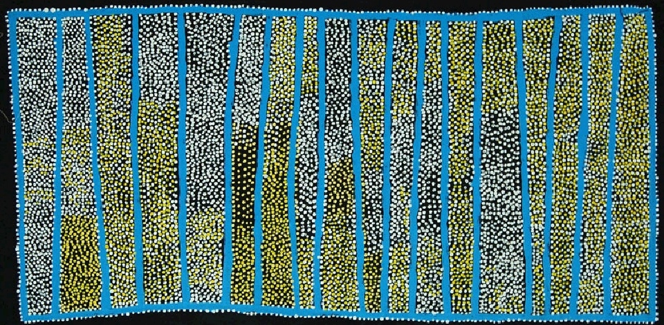 Ngapa Jukurrpa (Water Dreaming) - Puyurru - SJRWU1191/05 by Shorty Jangala Robertson