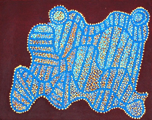 Ngapa Jukurrpa (Water Dreaming) - Puyurru - SJRWU4903/09