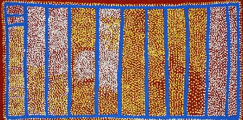 Ngapa Jukurrpa (Water Dreaming) - Puyurru - SJRWU1864/05