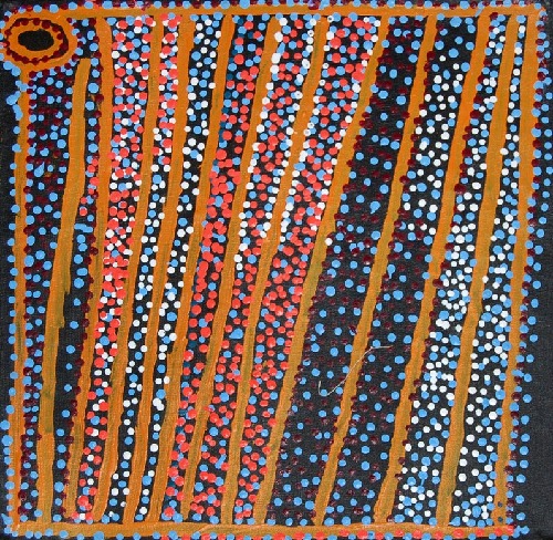 Ngapa Jukurrpa (Water Dreaming) - Puyurru - SJRWU4646b/10