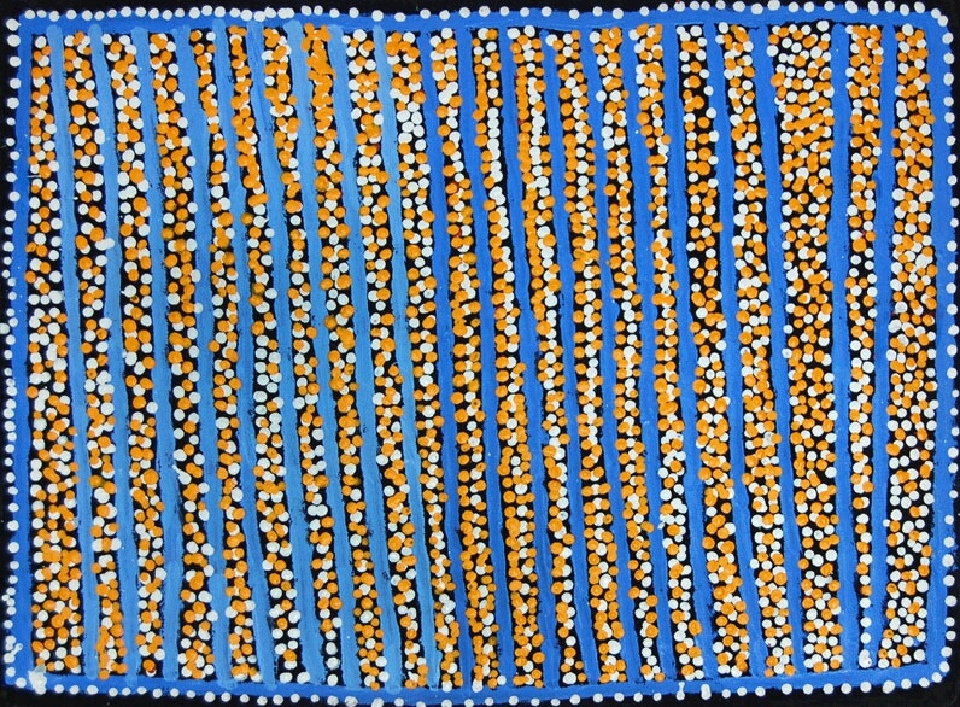 Ngapa Jukurrpa (Water Dreaming) - Puyurru - SJRWU604/10 by Shorty Jangala Robertson