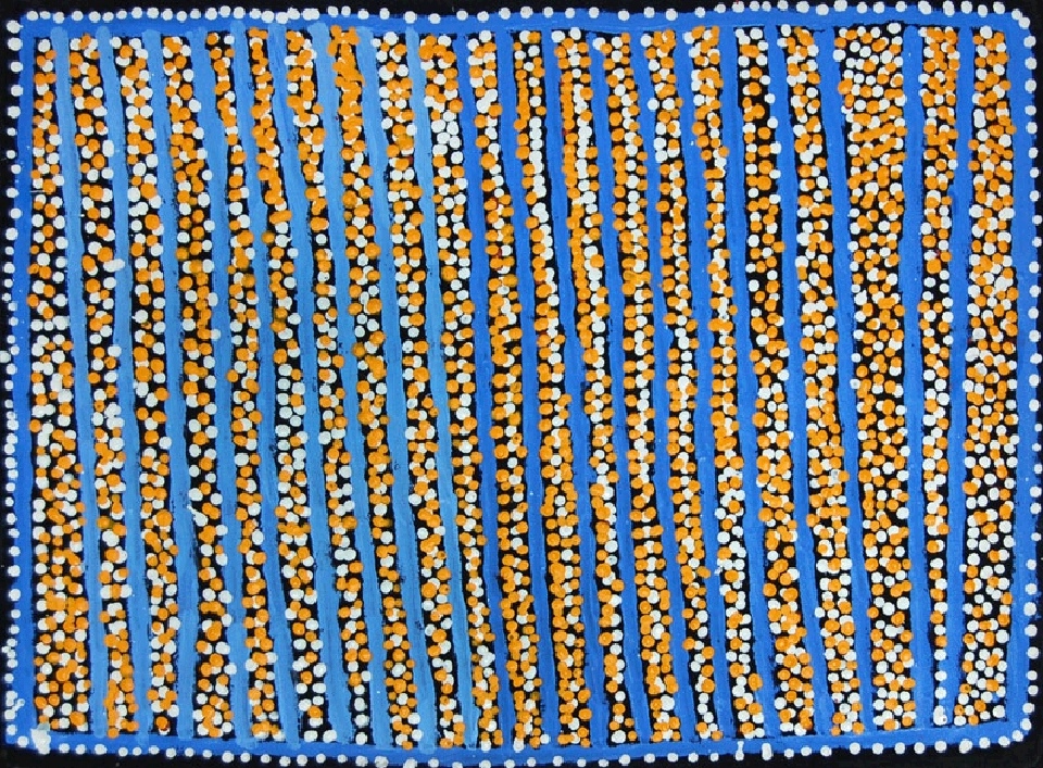 Ngapa Jukurrpa (Water Dreaming) - Puyurru - SJRWU604/10 by Shorty Jangala Robertson