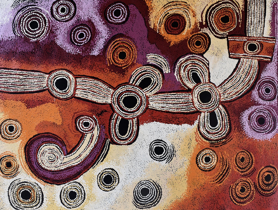 Kalaya Tjukurrpa - TBAFD54/0523 by Teresa Baker